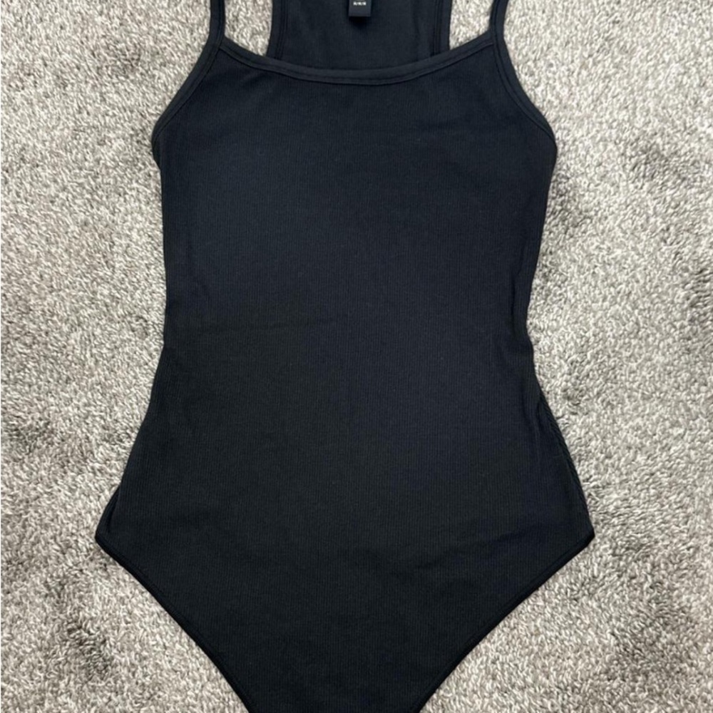 NEW SKIMS Cotton Rib Tank Muscle Bodysuit XS